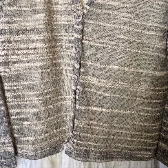 Anthropologie A’Reve Cottagecore Fairycore Ethereal Neutral Gauzy Lace Cardigan - Picture 4 of 14